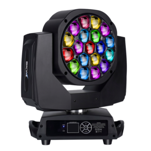 렌즈 회전이 가능한 19x15W LED 무빙 헤드