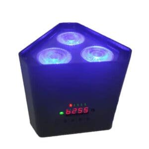 Led Battery Uplight 3x18w Triangle