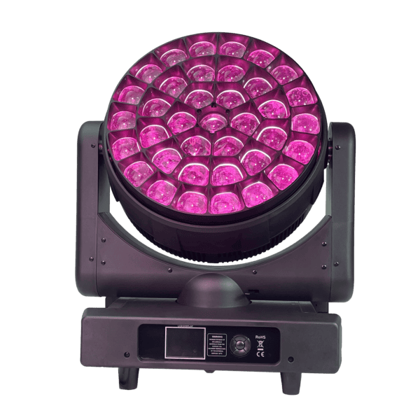 37x40w led wash moving head light