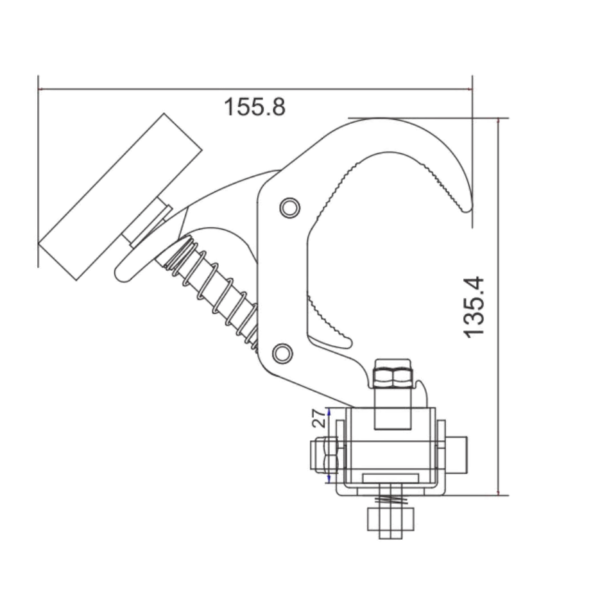 single folding clamp
