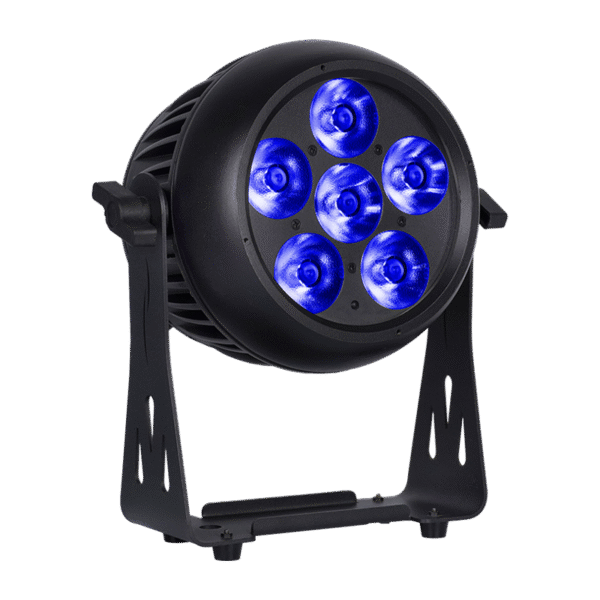 6x20w led battery par light waterproof