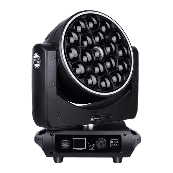 19x40w led wash beweglicher kopf halo