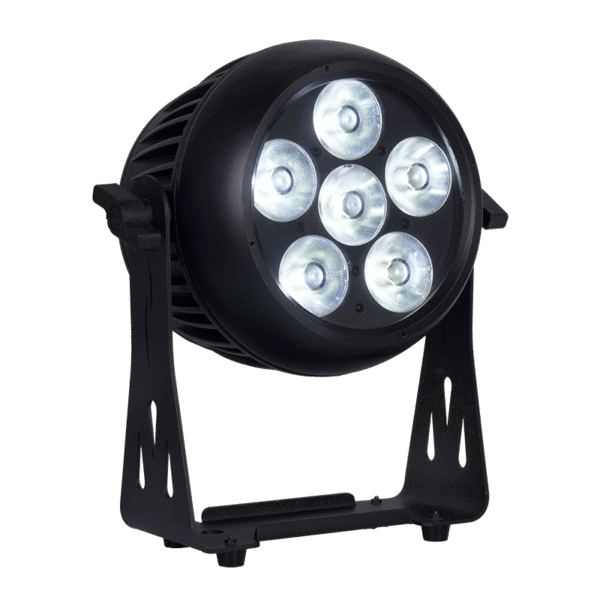 6x20w led battery par light waterproof