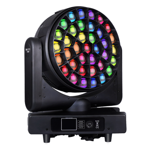 37×40W IP65 LED Yıkama Hareketli Başlık