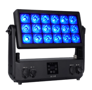 18x20w led battery light ip65 waterproof